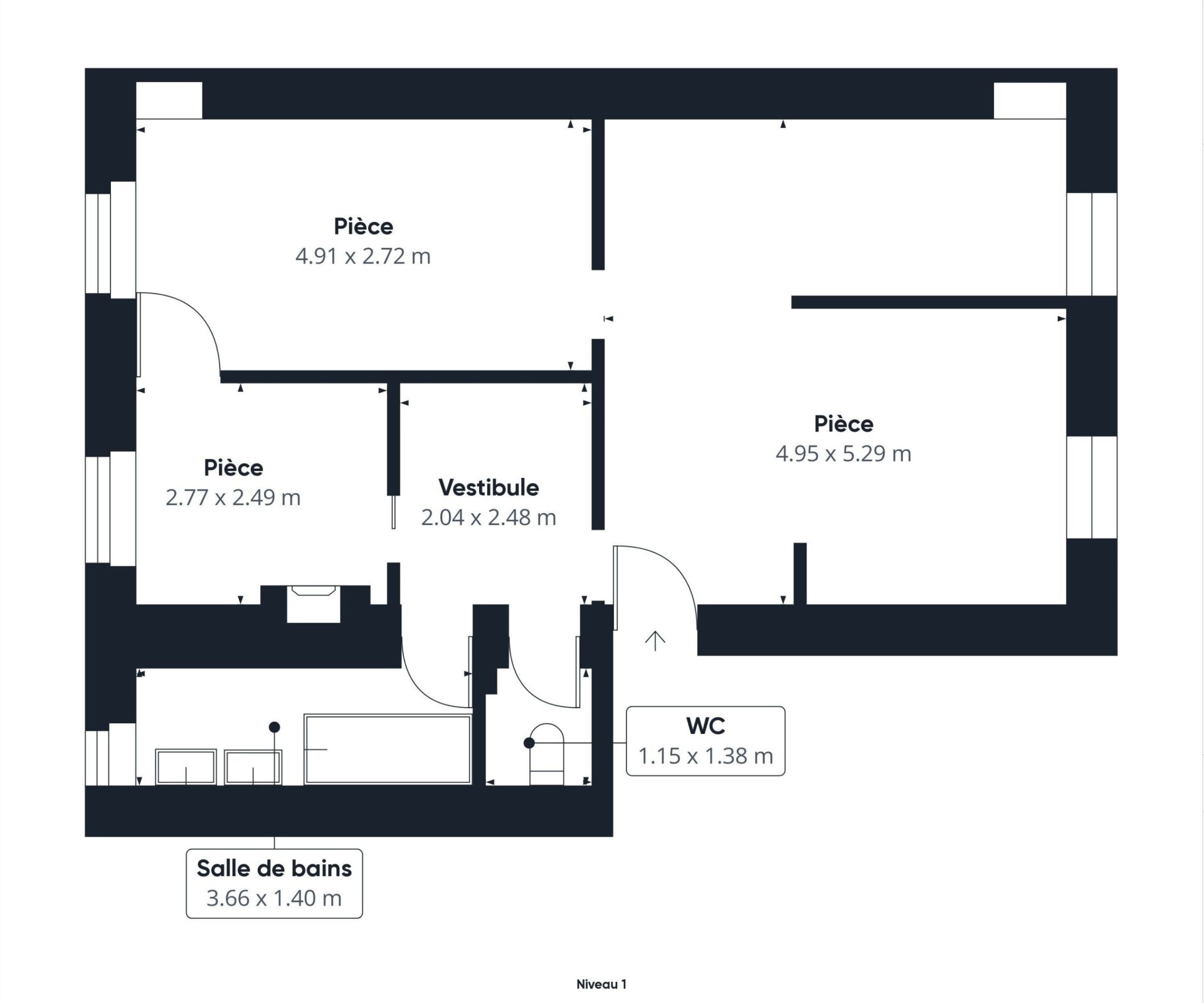 appartement 3 pièces en vente sur PARIS (75012)